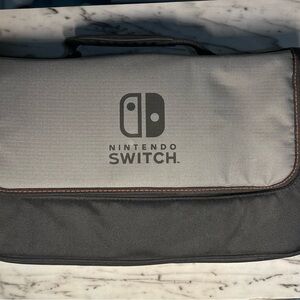 Nintendo Switch Black and Gray Large Travel Case